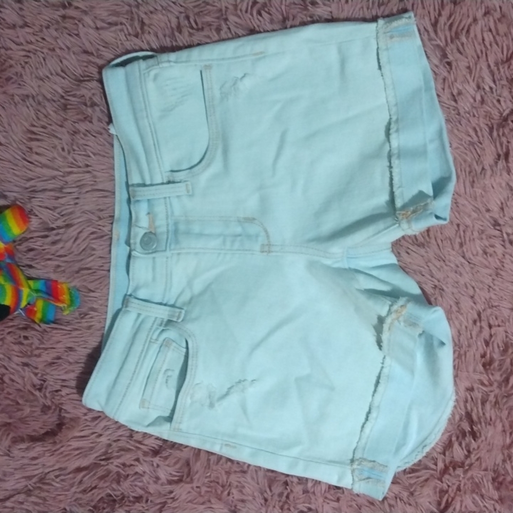 Girls light denim shorts old navy